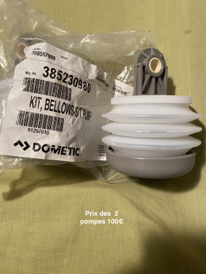 Lot de materiel de maintenance WC SEALAND VACUFLUSCH